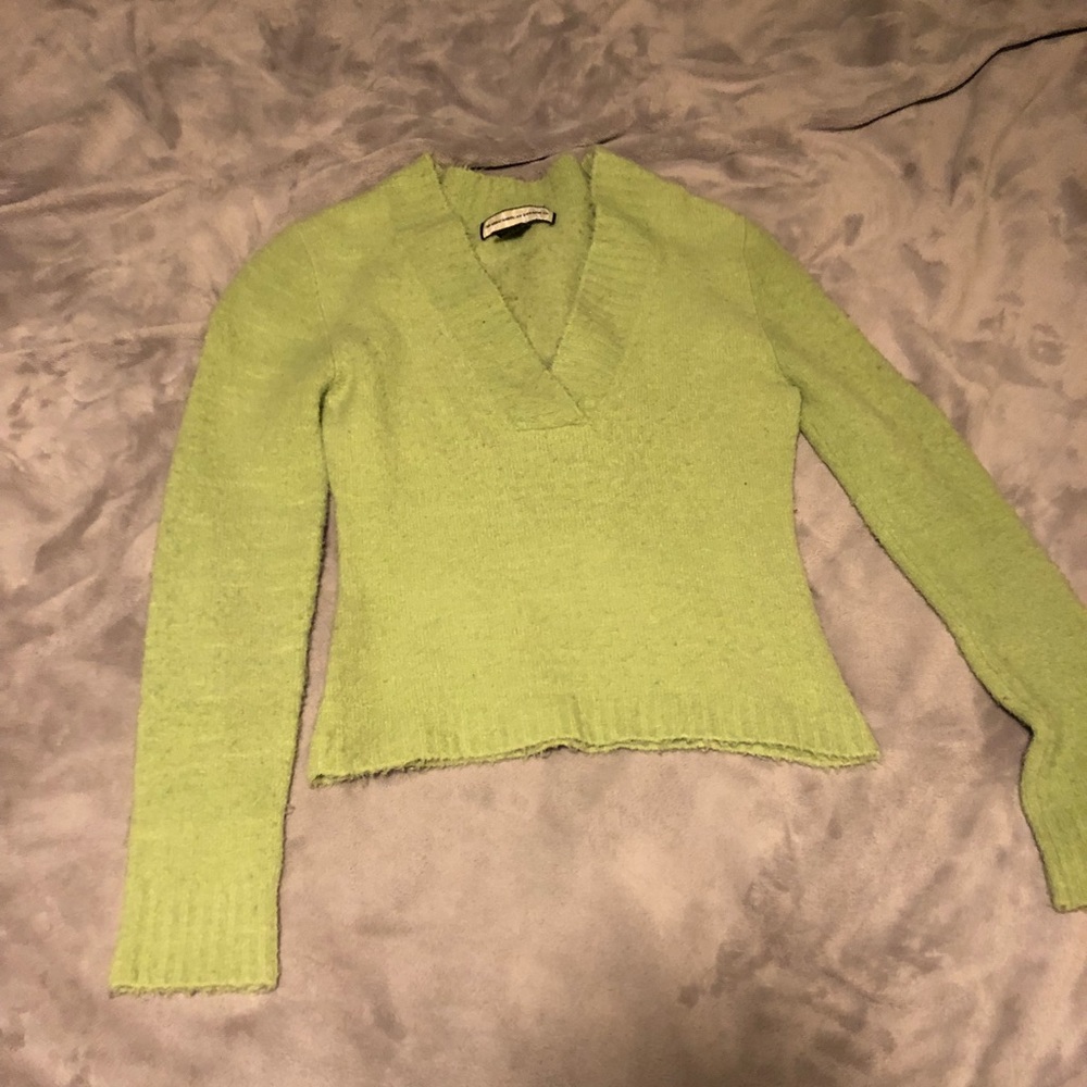Light green sweater